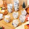 200 Pcs Chinoiserie Blue White Flower Tulip Cupcake Liners Paper Mini Baking Cups Cupcake Wrappers Muffin Liners for 1.97 x 1.97 x 3.15 inches Wedding Tea Party Bridal Baby Shower Decoration